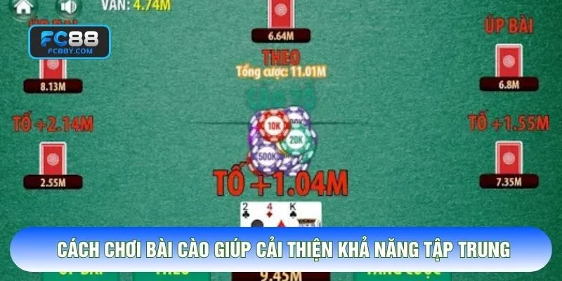 Cách chơi bài cào giúp cải thiện khả năng tập trung